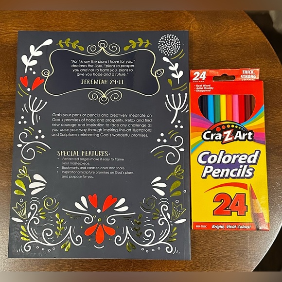 “I know the plans I have for you” Adult Coloring Book - Picture 3 of 4